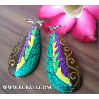 Cheap Price Earrings Wooden Alot Package Free 